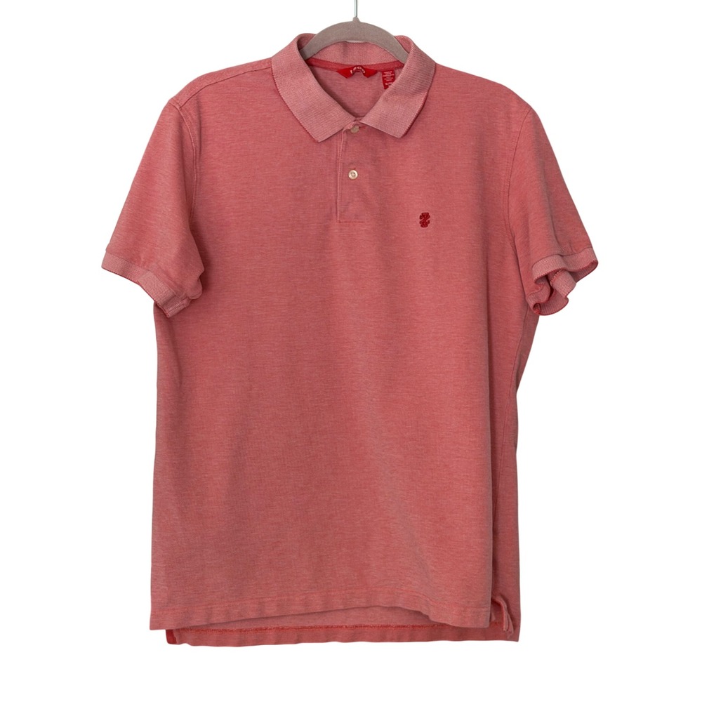 Izod Men's XL Red Short Sleeve Logo Golf Polo Shirt | SKU 1060